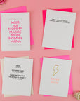 Mirror Mirror Letterpress Greeting Card Mom