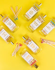 What In The Fresh Fart Matches - Glass Bottle Matchsticks - Light Pink