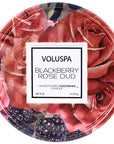Voluspa - Blackberry Rose Oud 2 wick tin Candle