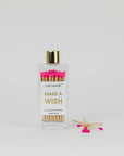 Make A Wish Matches - Glass Bottle Matchsticks - Bright Pink