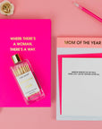 Mirror Mirror Letterpress Greeting Card Mom