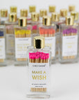 Make A Wish Matches - Glass Bottle Matchsticks - Bright Pink