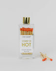Coming In Hot Matches - Glass Bottle Matchsticks Orange