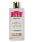 Make A Wish Matches - Glass Bottle Matchsticks - Bright Pink