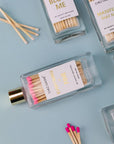 Everything is Fine Matches - Glass Bottle Matchsticks Light Pink