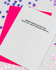 Mirror Mirror Letterpress Greeting Card Mom